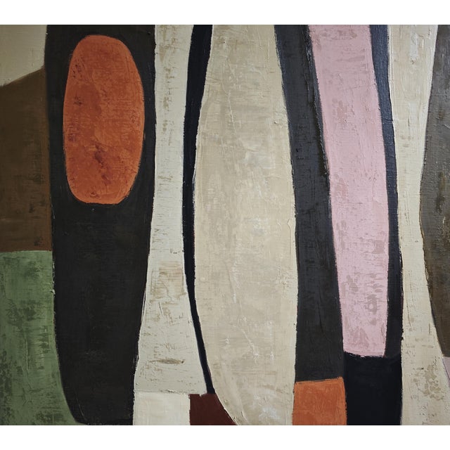 2020s Conversion – Abstract Geometric Contemporary Oil Painting by Sophie Dumont For Sale - Image 5 of 10