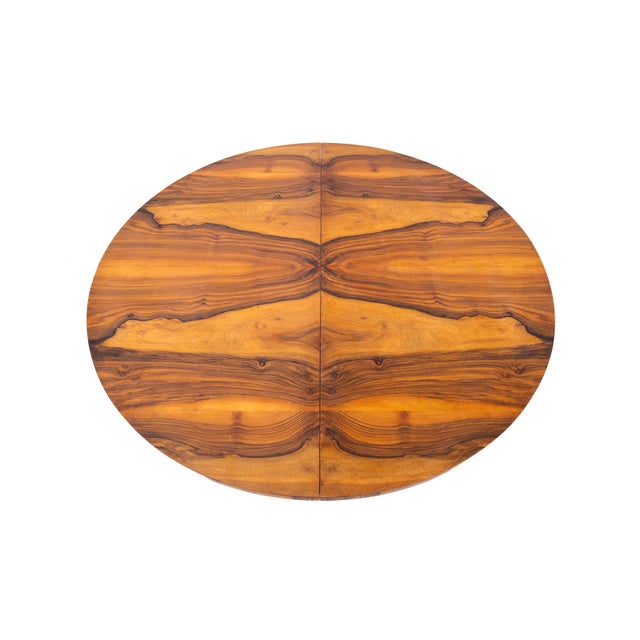 Art Deco Table with Round Top, Poland, 1930s For Sale - Image 10 of 12