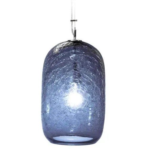 Tempo Cosmos Pendant Light from the Boa Lantern Collection in Steel Blue For Sale - Image 4 of 4