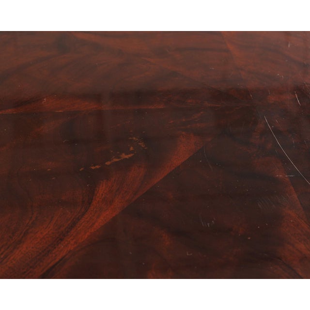 Thomas Pheasant for Baker Mahogany Round Pedestal Dining Table For Sale - Image 11 of 18