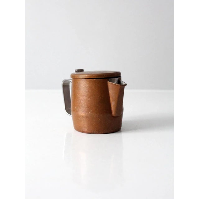 Mid-Century Modern Mid-Century Sambonet Copper Creamer For Sale - Image 3 of 13