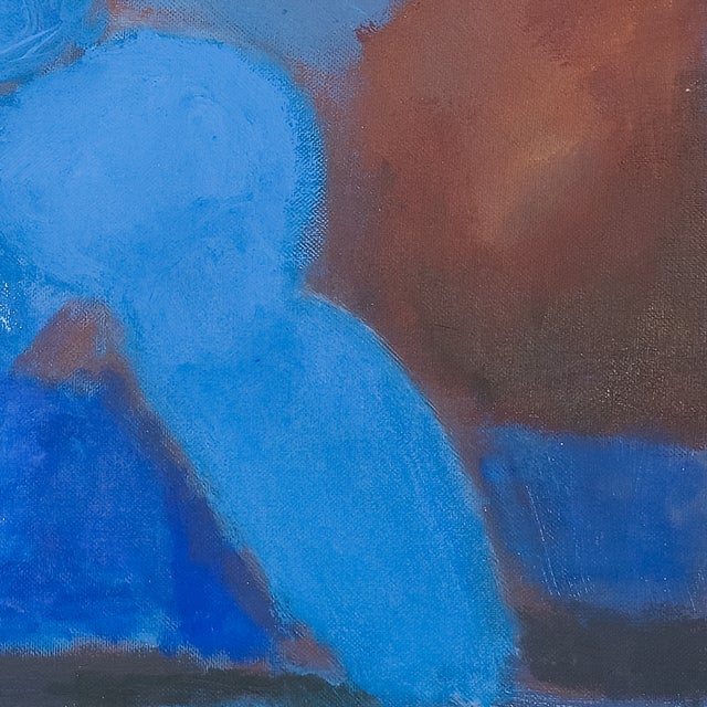Lady in Blue - Virginia Cohn Parkum, C. Unknown For Sale In San Diego - Image 6 of 7