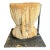 Antique Hand Carved Wood Mortar on Display Stand For Sale