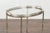 Italian Oval Midcentury Steel Trolley with Pierced Gallery and Mirrored Shelves For Sale - Image 10 of 12