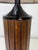Hans Wegner Mid-Century Modern Gruvwood Walnut Table Lamp With Cane Shade For Sale - Image 4 of 8