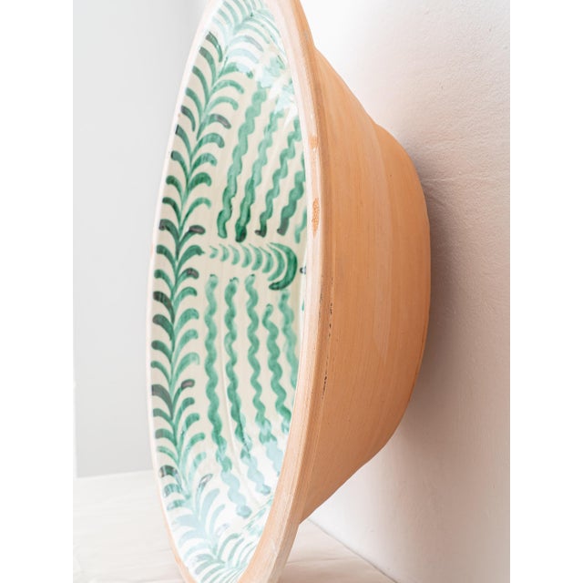 Spanish Revival Hand-Painted Ceramic Wall Bowl by Fajalauza Lebrillo for Granada Pottery, 2010s For Sale - Image 11 of 14