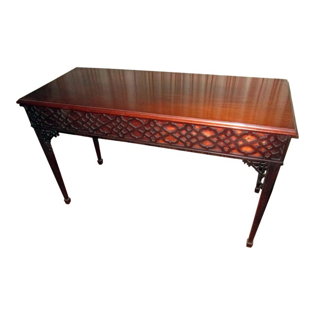 18th Century English Chinese Chippendale Console Table For Sale