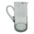 Vintage MCM Hand Blown Clear Glass Pitcher For Sale