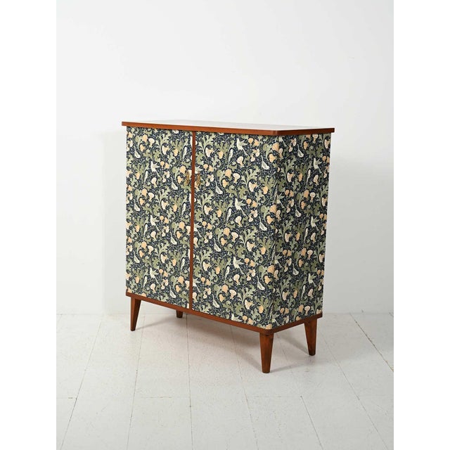 Scandinavian Upholstered Cabinet, 1950s For Sale - Image 3 of 13