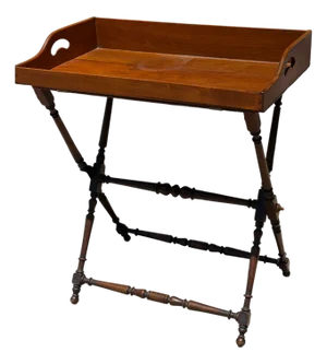 Antique English Butlers Tray Table