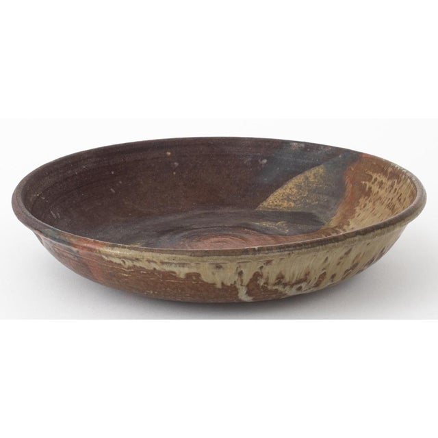 Late 20th Century Toshiko Takaezu Glazed Stoneware Charger For Sale - Image 5 of 11