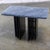 Fantastic Late 20th Century Scandinavian Modern to Postmodern end or side table comprised of a rectangular shaped gray &...