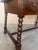 Brown 19th Century Spanish Baroque Style Oak Library Table or Desk For Sale - Image 8 of 11