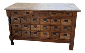 Multi-Drawer Workbench in Oak, 1950s