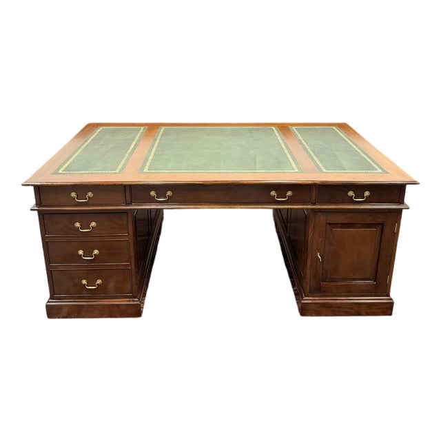 Large English Partner Desk For Sale