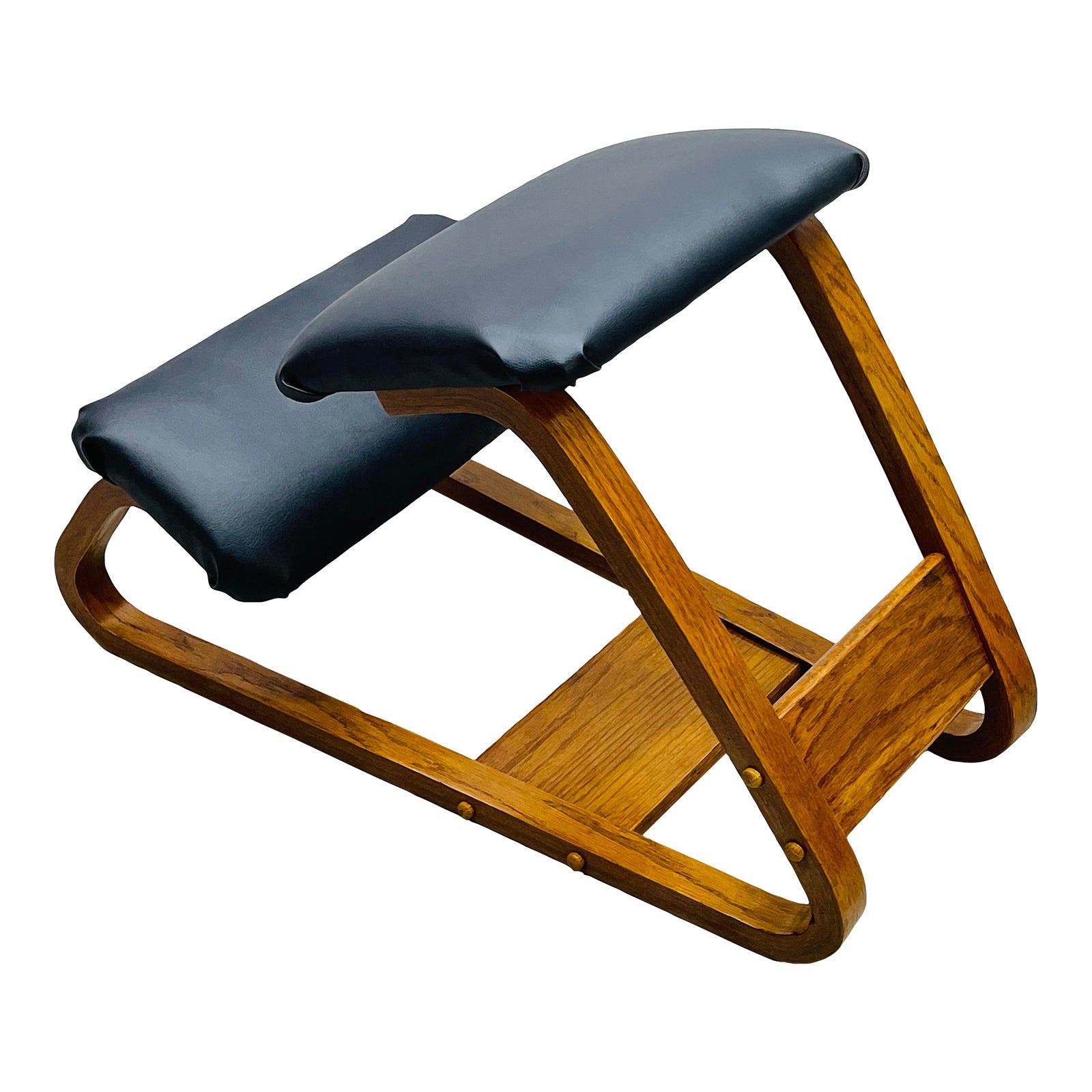 Vintage Ergonomic Kneeling Office Bentwood Chair Chairish