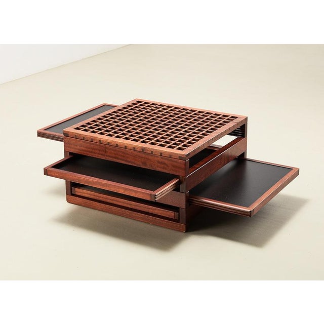 Tetra Coffee Table by Bernard Vuarnesson for Bellato, 1980s For Sale - Image 10 of 10