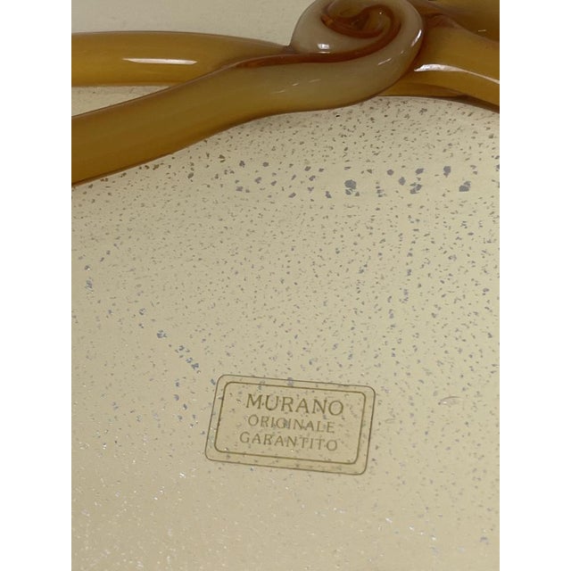 Light Yellow Vintage Ceiling Lamp in Murano Glass, Italy, 1970s For Sale - Image 8 of 17