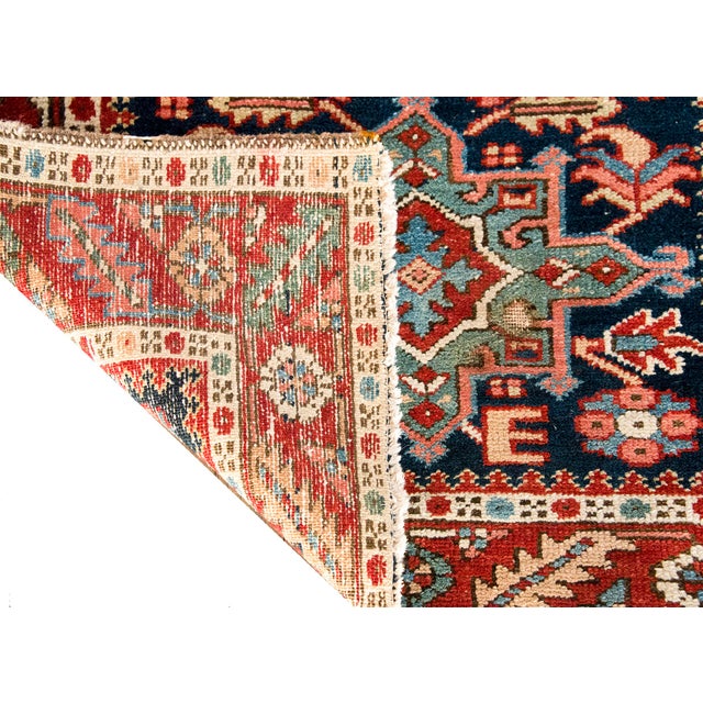 Early 20th Century Persian Heriz Rug For Sale - Image 13 of 14
