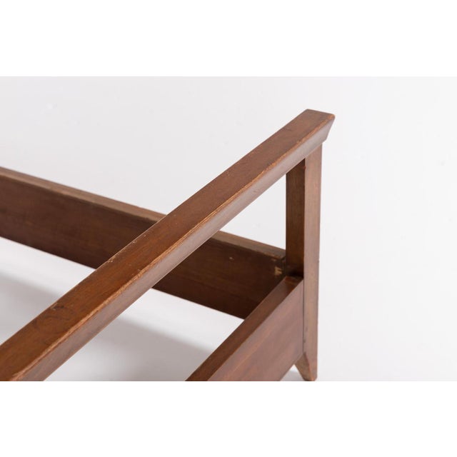 1950s Mid-Century Modern Italian Double Bed Frame from Gio Ponti, 1950s For Sale - Image 5 of 10