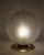 Metal Murano Glass and Brass Table Lamp from Venini, Italy, 1970s For Sale - Image 7 of 11