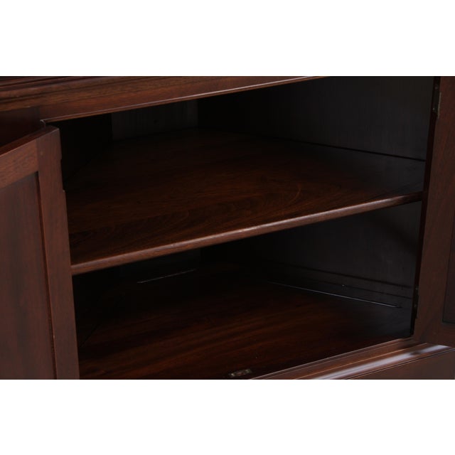 Stickley Chippendale Mahogany Corner China Cabinet For Sale In Philadelphia - Image 6 of 16