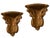 19th Century Vintage Gilt Corner Brackets- a Pair For Sale