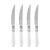 VIETRI Aladdin Antique Clear Steak Knives - Set of 4 For Sale - Image 10 of 10