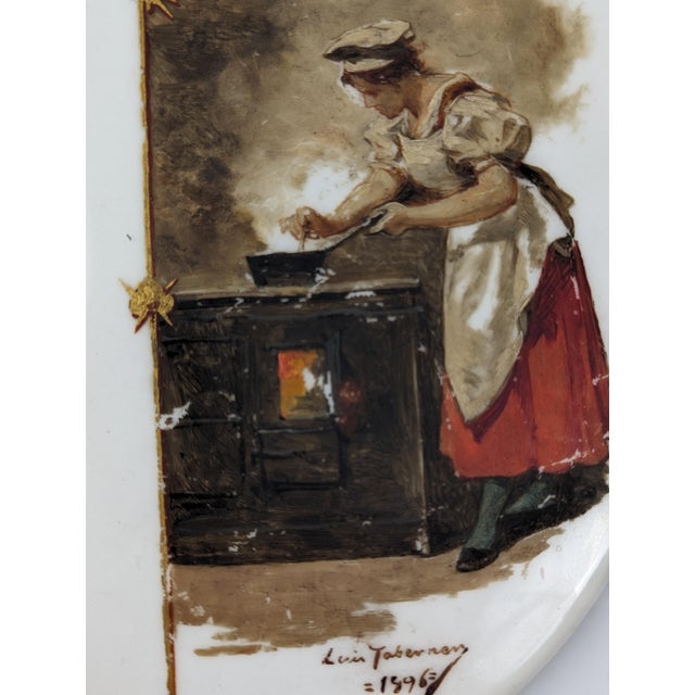 A marvelous work by the great master Luis Taberner y Montalvo (1844-1900). This is one of the last works by the Madrid-...