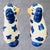 Traditional Vintage Blue White Staffordshire Spaniel Dog Salt Pepper Shakers Ceramic Pair⁠ For Sale - Image 3 of 8