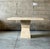 1970s 1970s Maurice Villency Italian Travertine Pedestal Table For Sale - Image 5 of 7