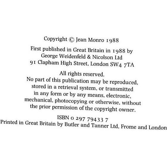 "11 Montpelier Street: Memoirs of an Interior Decorator" 1988 Monro, Jean For Sale - Image 4 of 12