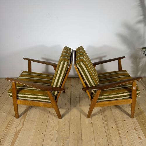 Brown Mid-Century Modern Danish Teak Armchairs, 1960s, Set of 2 For Sale - Image 8 of 11