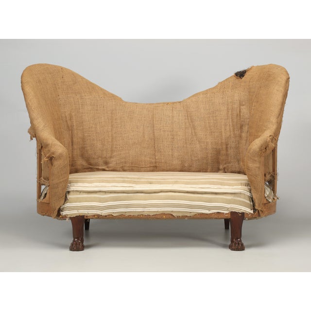 Antique French settee or loveseat deconstructed and probably made in the late 1800's. When you take a hard look at the...
