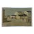 Mid Century Israeli Village Landscape Oil Painting by Ori Reisman (1924–1991) For Sale