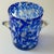 Late 20th Century 1980s Venini Murano Style Blown Glass Blue and White Ice Bucket For Sale - Image 5 of 8