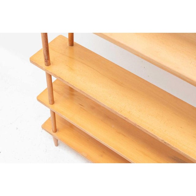 Stokkenkast Shelving Unit by W. Lutjens, Holland, 1950s For Sale - Image 3 of 10