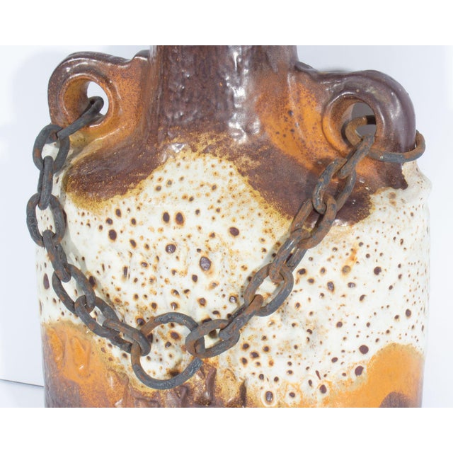 Carstens Tönnieshof “Luxus” West German Vase With Chain For Sale In Indianapolis - Image 6 of 8