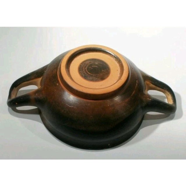 Gothic 4th Century Greek Black Glazed Kylix - Ancient Bowl With Authentication Document For Sale - Image 3 of 5