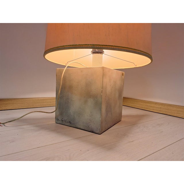 1990s Table Lamp in Glazed Ceramic by Bianca Garinei for Atelier Ceramica Smaltata, 1990s For Sale - Image 5 of 17