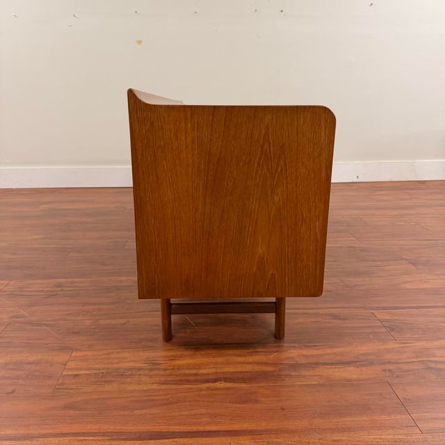 Brown White & Newton Long Teak Sideboard Bar For Sale - Image 8 of 14