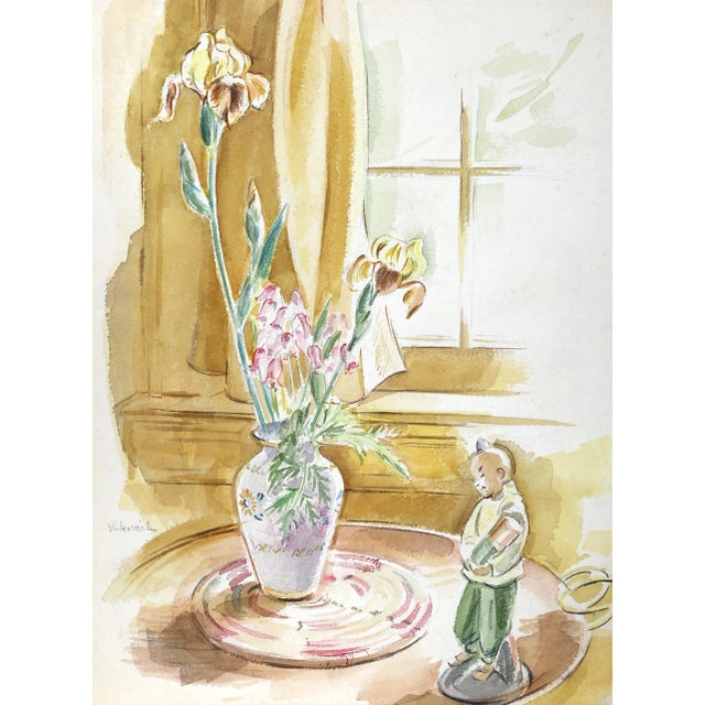 Contemporary Still Life With Chinese Doll, Charles Blaze Vukovich For Sale - Image 3 of 3