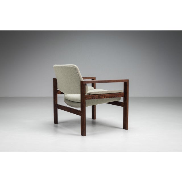 Mid-Century Wengé Lounge Chair, 1970s For Sale - Image 6 of 17