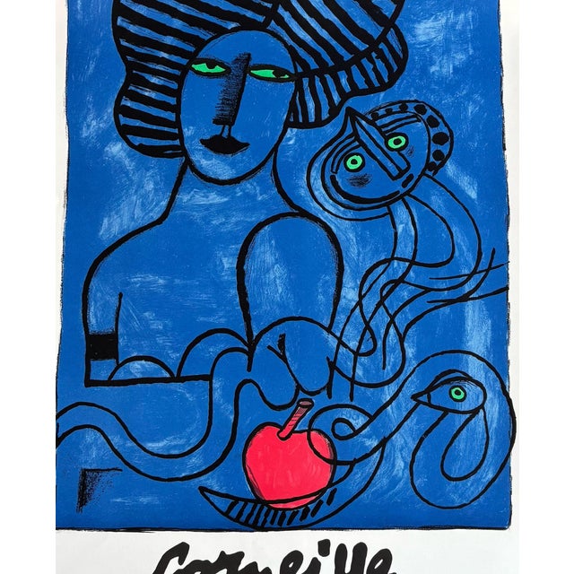 Official affiche, exhibition poster featuring an artwork by the artist Corneille (alias for Cornelis Guillaume van...