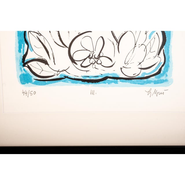 Late 20th Century Late 20th Century Limited Edition European Modernist Screenprints – Signed Ljerka Njerš – Museum Framed Statement Art Pair - Mother - a Pair For Sale - Image 5 of 5