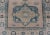 Vintage Turkish Oushak Rug With Soft Beige and Blue Medallion Patterns 4'9 X 7'6 For Sale - Image 4 of 10
