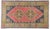 Tribal Anatolian Village Taspınar Rug – Red Field & Geometric Detailing -3' 7'' X 6' 11'' For Sale - Image 3 of 9