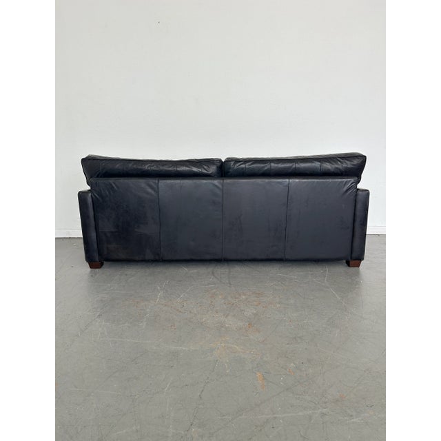 Four Hands Larkin Leather Sofa For Sale - Image 4 of 10