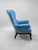 Elegant late 19th-century Chippendale Revival wingback easy chair, crafted in richly figured mahogany and distinguished by...