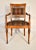 Wood Regency Style Mahogany Armchair Crafted in Italy For Sale - Image 7 of 12